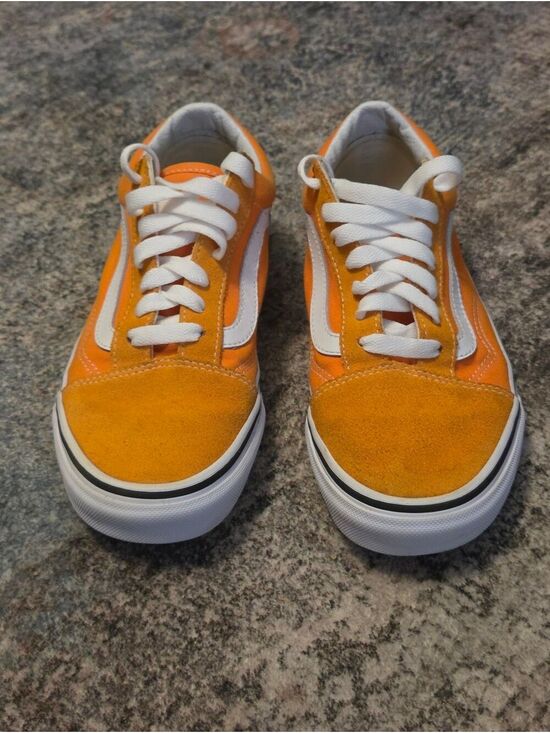 Shoes - Vans Old Skool Tangerine Orange Low Top Sneakers 7W 5.5M